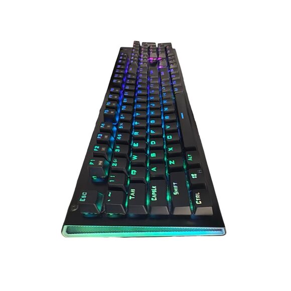 Cyberpower Skorpion K2 Gaming Keyboard Kontact B Light Up VERY Clicky $85 - Picture 2 of 5